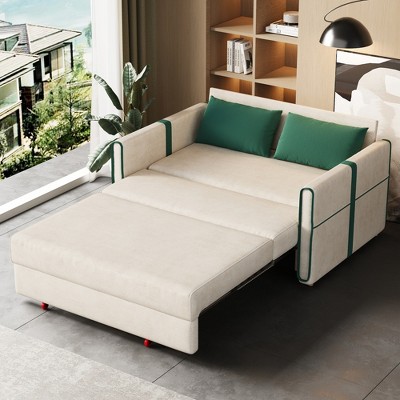 Luck Live 39" W 84" L Full Size Sofa Bed Convertible Sofa