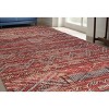 Red and Gray Oriental Non Skid Area Rug - 2 of 4