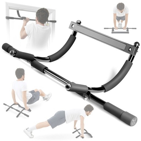  BZK Pull Up Bar, Multifunctional Portable Indoor Fitness Chin- Up Bar with Durable Foam Grip for Upper Body Workout, Strength Training -  Bonus 2 Professional Wrist Straps : Sports & Outdoors
