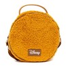 Disney Bag, Cross Body, Round, The Muppets Fozzie Bear Face Character Close Up Faux Fur, Brown, Vegan Leather - 3 of 4