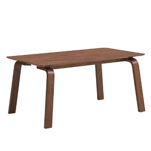 62.99" Ginny Dining Table Walnut Finish - Acme Furniture: 60 Day Warranty, Seats 6 - 1 of 4