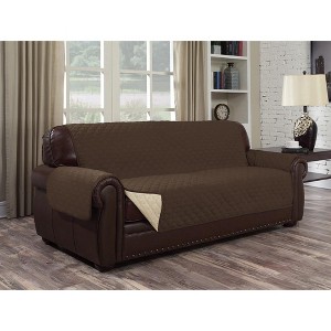 J&V TEXTILES Reversible Furniture Cover for Dogs and Cats-Water Resistant - 1 of 4