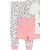 Peppa Pig Toddler Girl's 4-Piece Cotton Sleepwear Pajama Sets - 3 of 3