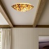Chloe Lighting Crown Mosaic-Style 2 Light Ceiling-Flush Fixture 12" Wide - 4 of 4