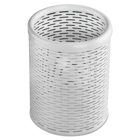1 Unit Urban Collection Punched Metal Desktop File White