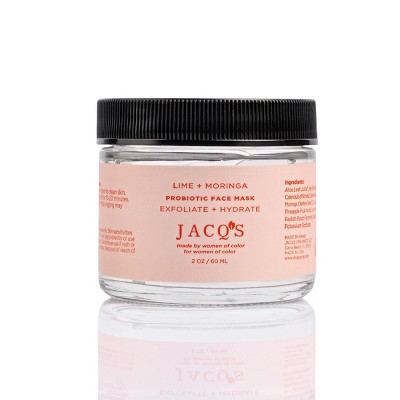 Jacq's Hydrating Probiotic Exfoliant Face Mask - 2 oz