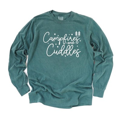 Simply Sage Market Women's Campfires and Cuddles Short Sleeve Garment Dyed Tee