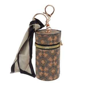 Unique Bargains Retro Lipstick Bag Handbag Charm Brown 1 Pc - 1 of 4