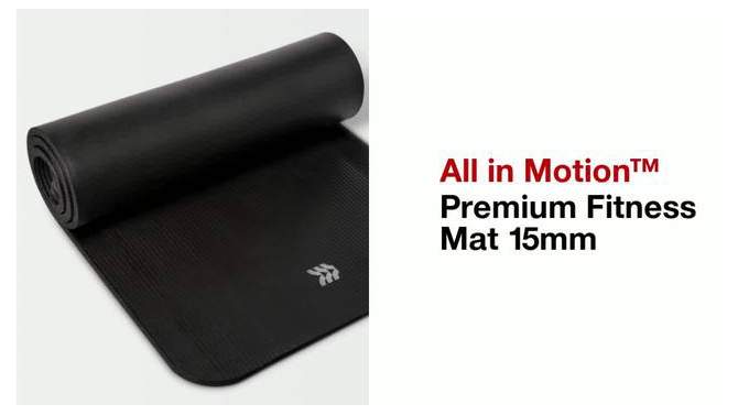 Premium Fitness Mat 15mm - All in Motion™, 2 of 5, play video