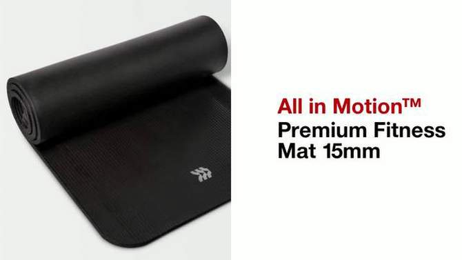 Premium Fitness Mat 15mm - All in Motion™, 2 of 5, play video