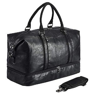 Weekender Overnight Bag Carry On Bag Travel Bag with Shoe Pouch - 1 of 4