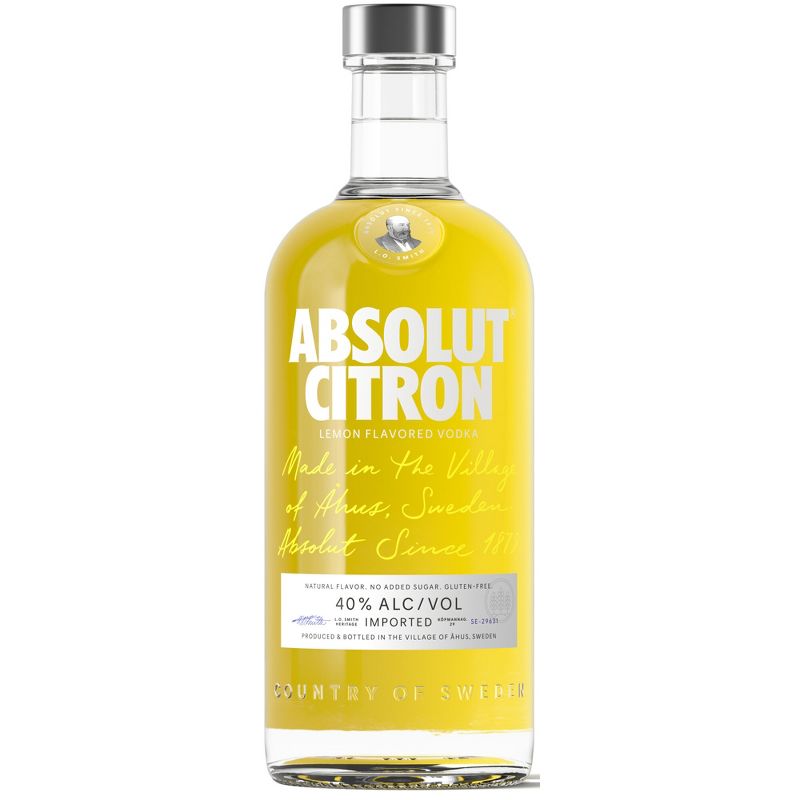 Absolut Citron Vodka - 750ml Bottle, 1 of 9