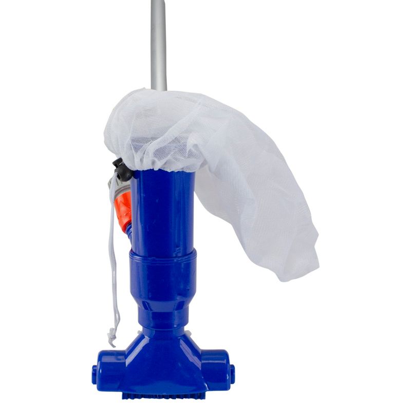 Northlight Swimming Pool Vacuum Head Kit with Filter Bag and Aluminum Pole 9.5" - Blue, 2 of 4