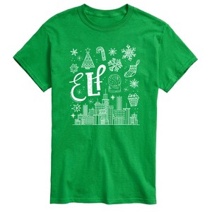 Men's - Elf - Doodle Logo Short Sleeve Graphic T-Shirt - 1 of 4