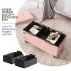 StorageBud Storage Ottoman for Bedroom End of Bed, Fabric Storage Bench, Large Storage Ottoman Bench, Entryway Bench with Storage - 2 of 4