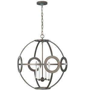 Feiss Lighting Green Park 4 Light Iron Port Pendant - 1 of 2