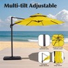 Hyleory 132'' Round Cantilever Umbrella - 2 of 4