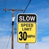 Unique Bargains Aluminum Weather Resistant Waterproof Rust Free Traffic Signs 2 Pcs - 4 of 4