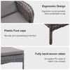 POCASSY Outdoor Chaise Lounge Chair Patio Recliner with Cushion, Adjustable Backrest Outdoor Recliner with All Weather Wicker and Olefin Cushion Cover - 4 of 4