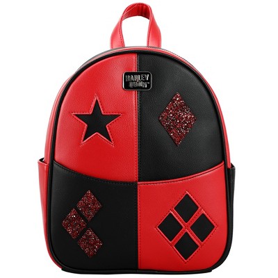 The Harley Quinn Inspired Mini Backpack with Removeable Coin Pouch