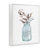 Stupell Industries Handmade Soap Jar & Cotton Flower Framed Giclee Art, White, 16" x 20" - 2 of 4