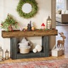63-Inch Long Console Table, Wooden Rectangular Sofa Table Behind The Couch, Farmhouse Entryway Table for Entrance, Hallway, Living Room - 2 of 4