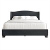 ChaletPosh Linen Platform Bed with Storage - 3 of 4