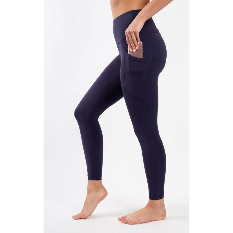 90 Degree by Reflex Womens Interlink High Waist Ankle Legging with Back Curved Yoke, 1 of 5