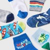 Boys' 7pk 'Shark' Ankle Socks - Cat & Jack™ Blue - 3 of 3