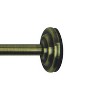 Versailles 1/2" Diameter Mini Tension Rod - Antique Brass - image 3 of 3