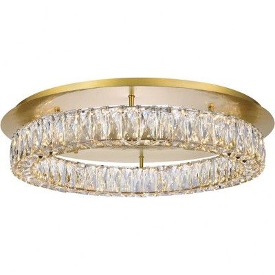 Elegant Lighting Monroe - Light Flush Mount in  Gold