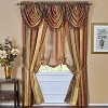 GoodGram Ombre Crushed Satin Sheer Single Window Curtains & Valances - 3 of 3