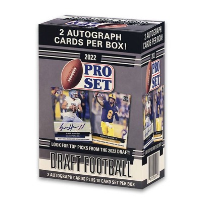 2022 Leaf Draft Pro Set Football Trading Card Blaster Box