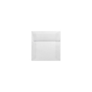 LUX 5 1/2 x 5 1/2 Square Envelopes 50/Box Clear Translucent (8515-50-50) - 1 of 1