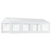 Resenkos Canopy, Outdoor Canopy Tent,Outdoor Carport Party Event Tent, Patio Gazebo Canopy Pavilion with 4 Sidewalls, 8 Windows, White - 2 of 4