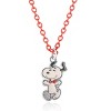 Peanuts Snoopy Fashion Necklace and Earring Set, 16 + 3'' Chain - 4 of 4