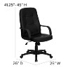 Flash Furniture Holly High Back Black Glove Vinyl Executive Swivel Office Chair with Arms - image 4 of 4