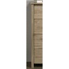32" PU Paper Lamination Light Oak 4-Drawer dressers with Black Handles and Smooth-Gliding Drawer Tracks - 3 of 4