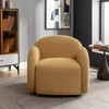 SEYNAR Modern Glam Boucle Upholstered Swivel Accent Armchair - 2 of 4