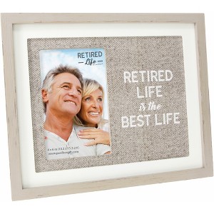 Pavilion Gift Company - Best Life - 9.75" x 8.25" Frame (Holds 4" x 6" Photo) - Single Image Frames - 1 of 4