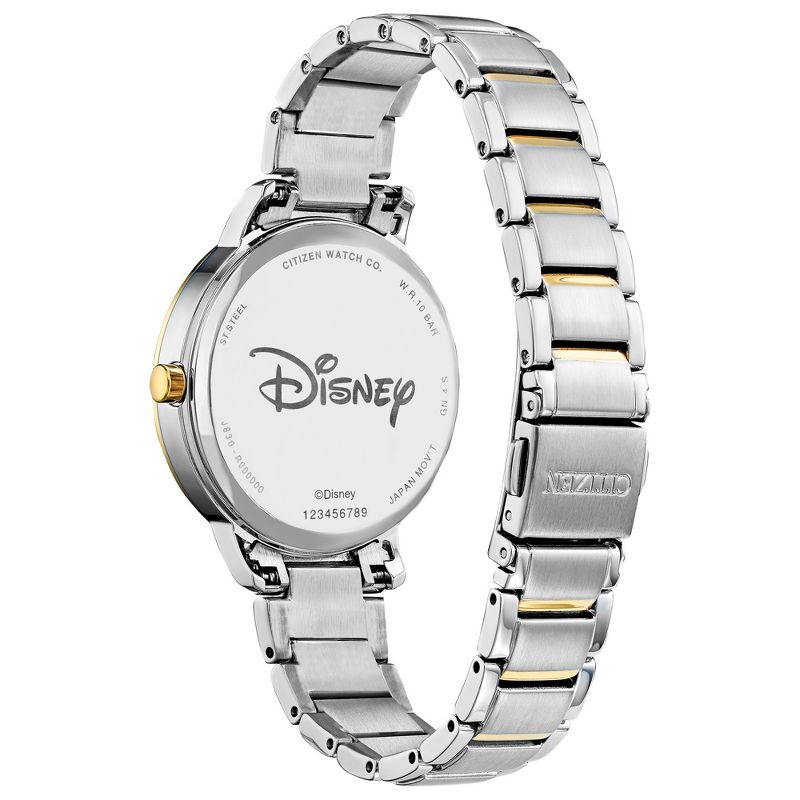 Citizen Disney Eco-Drive watch featuring Mickey Mouse 2-hand 2Tone Stainless Steel Bracelet, 3 of 6