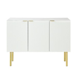 TIRAMISUBEST Modern Luxury Sideboard with Gold Legs & Adjustable Shelves - Buffet Cabinet - 1 of 4