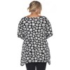 Plus Size Printed Geometric Tunic Top - White Mark - image 3 of 4