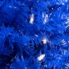 Northlight Pre-Lit Artificial Pine Christmas Wreath - 24" - Royal Blue - Clear Lights - image 4 of 4