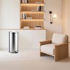 Round Trash Can - Stainless Steel Waste Can with Soft-Close Lid, Kitchen Trash Can with Recycle Bin, Removable Inner Bucket, for Bathroom Office Home - 2 of 4
