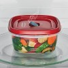 Rubbermaid 28pc Plastic Food Storage Container Set: Microwave & Freezer Safe, Dishwasher Safe, Red/Clear - 2 of 3