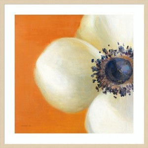 Amanti Art Contemporary Poppy by Danhui Nai Wood Framed Wall Art Print - 1 of 4