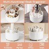 Lycvki White 360° Rotate Makeup Organization and Skincare Storage - 3 of 4