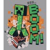 Boy's Minecraft Creeper Boom Pull Over Hoodie - 2 of 4