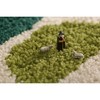 Zarkea™ 18" x 27" Modern Geometric Mat, Washable Microfiber Rug, Non-Slip Quick-Dry for Indoor/Outdoor - 4 of 4